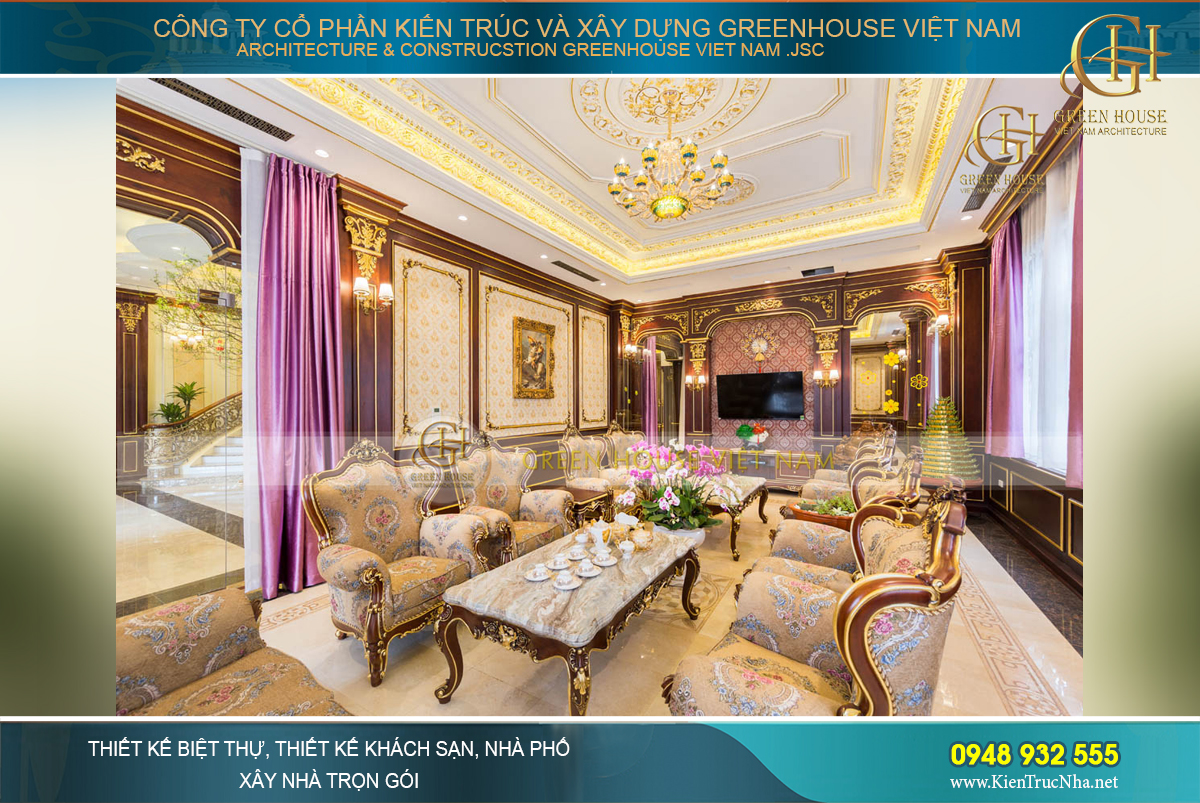 thieết kế biệt thự cổ điển bắc giang