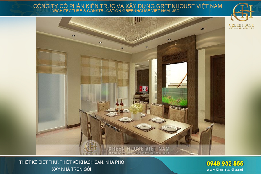 xây biệt thự 3 tầng trọn gói