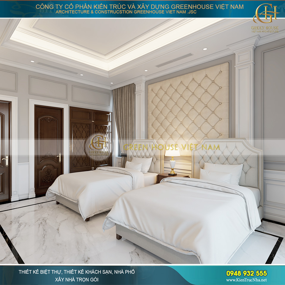 thiết kế nội thất biệt thự tân cổ điển tại Hà Nội