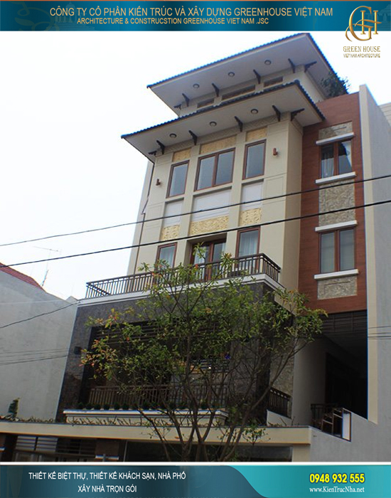 nhà ống 4 tầng mặt tiền 7m