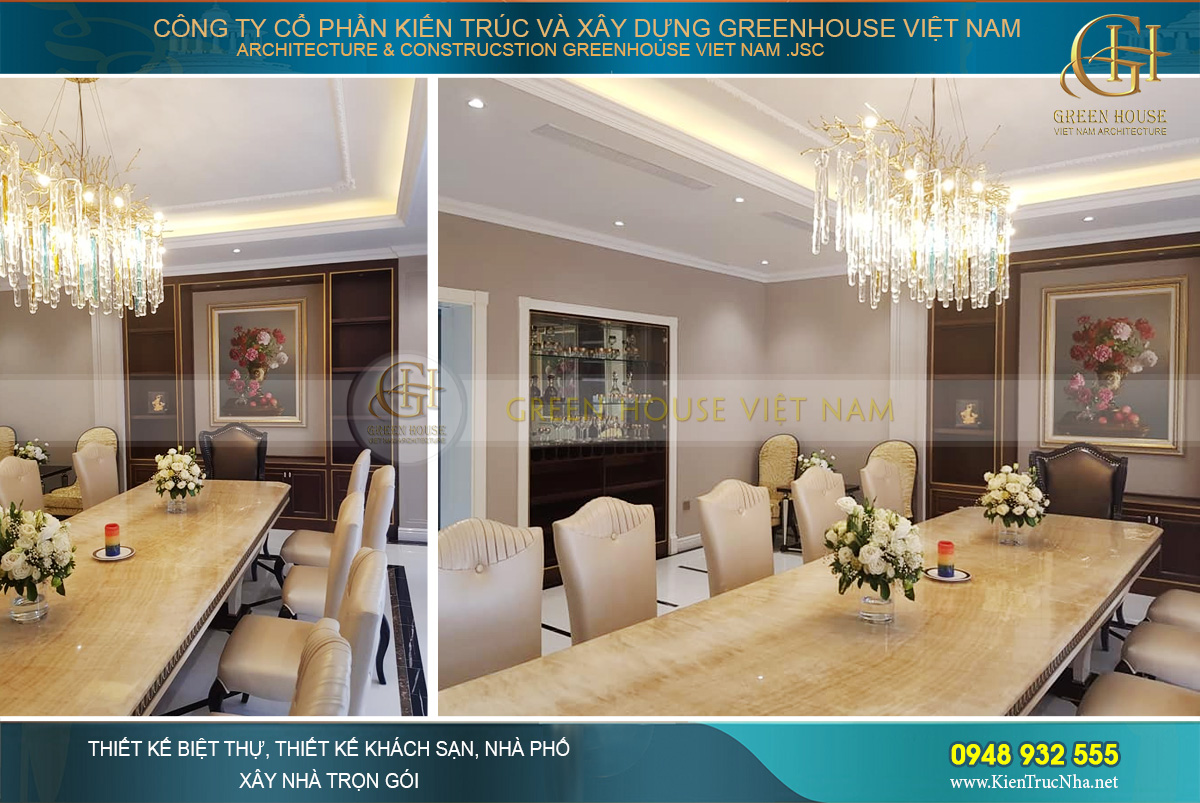thi công trọn gói biệt thự tại hà nội