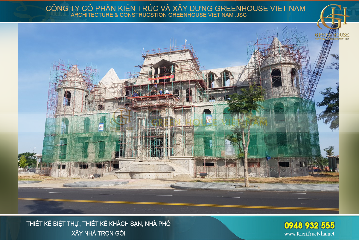 Trực quan về tòa dinh thự Trực quan về tòa dinh thự