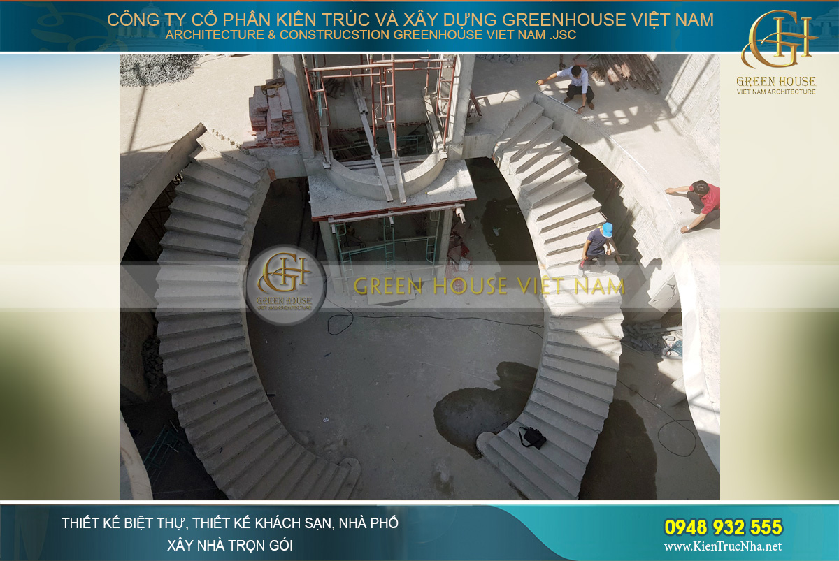 thi công xây dựng biệt thự cổ điển tại Phan Thiết