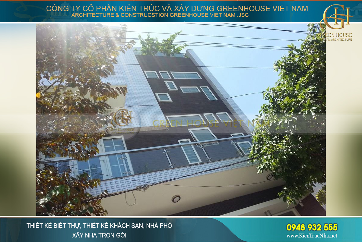 thi công trọn gói nhà phố 4 tầng