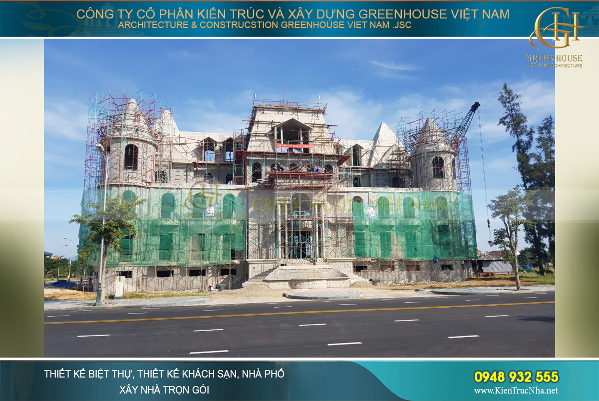 Dù chưa hoàn thiện nhưng bất cứ ai cũng dự đoán được vẻ đẹp bề thế của công trình Dù chưa hoàn thiện nhưng bất cứ ai cũng dự đoán được vẻ đẹp bề thế của công trình