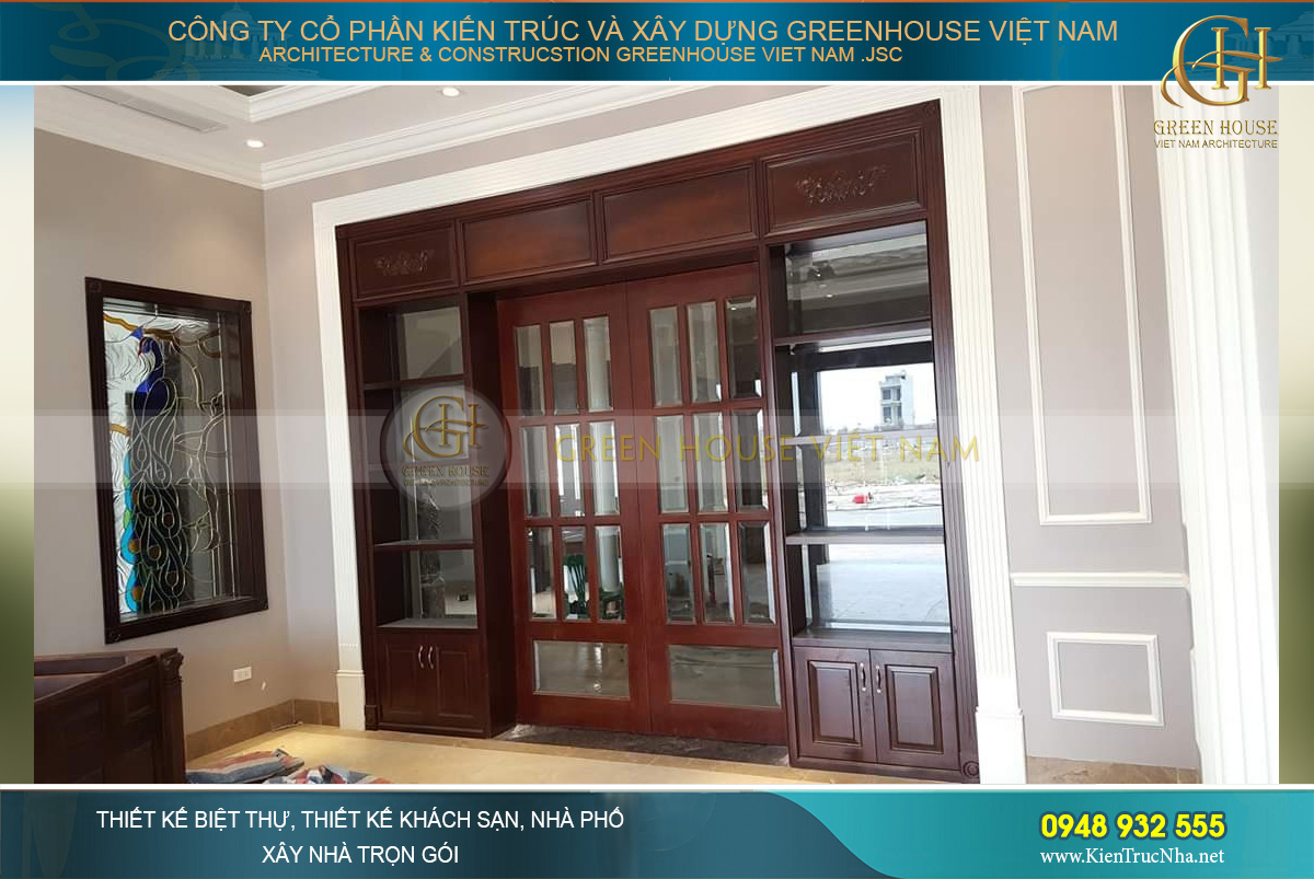 thiết kế và thi công biệt thự tân cổ điển tại Bắc Giang