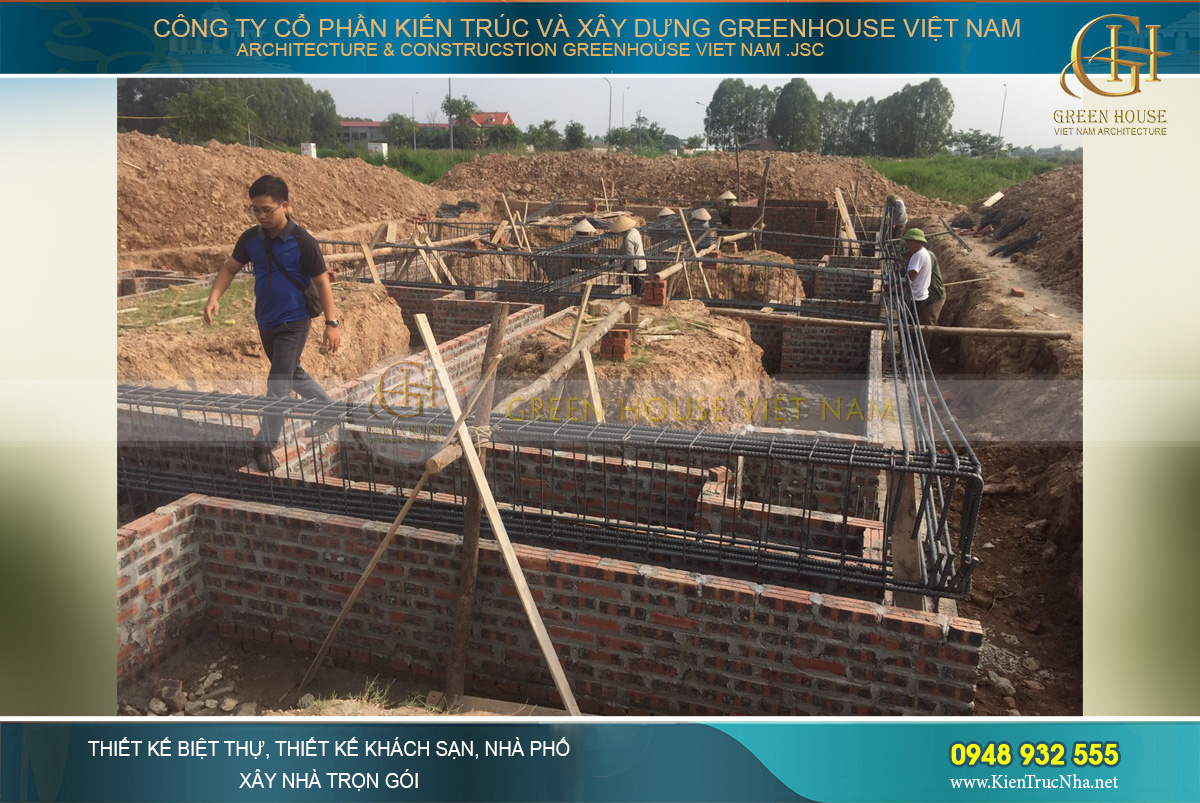 thi công trọn gói biệt thự tân cổ điển 3 tầng