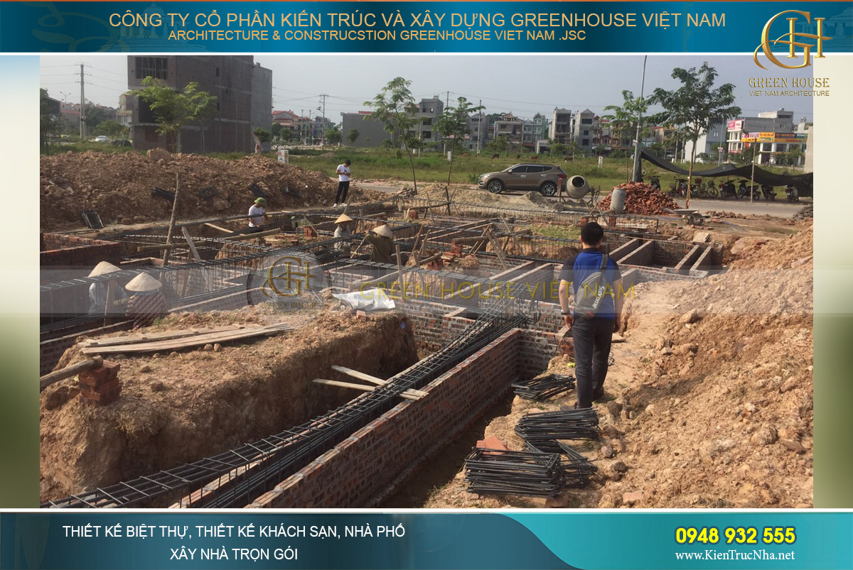 thi công trọn gói biệt thự tân cổ điển 3 tầng