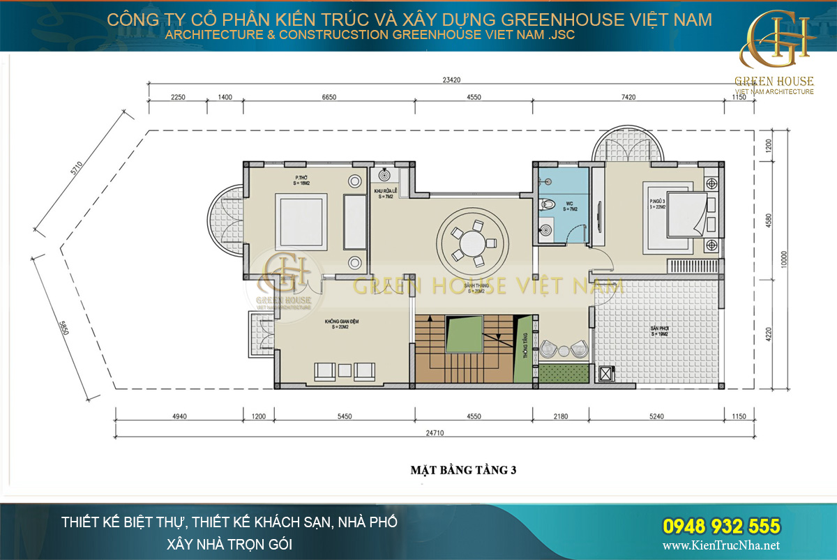 thiết kế biệt thự tân cổ điển quảng ninh