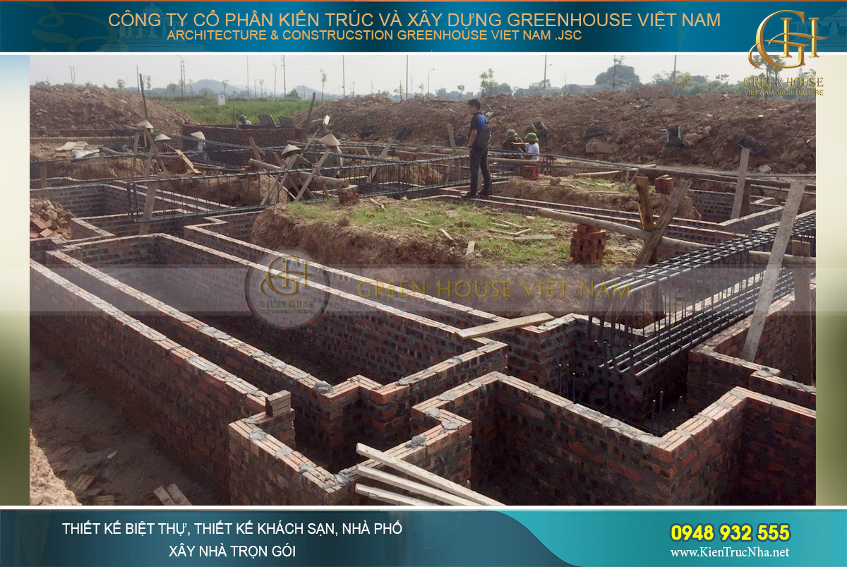 thi công trọn gói biệt thự tân cổ điển 3 tầng