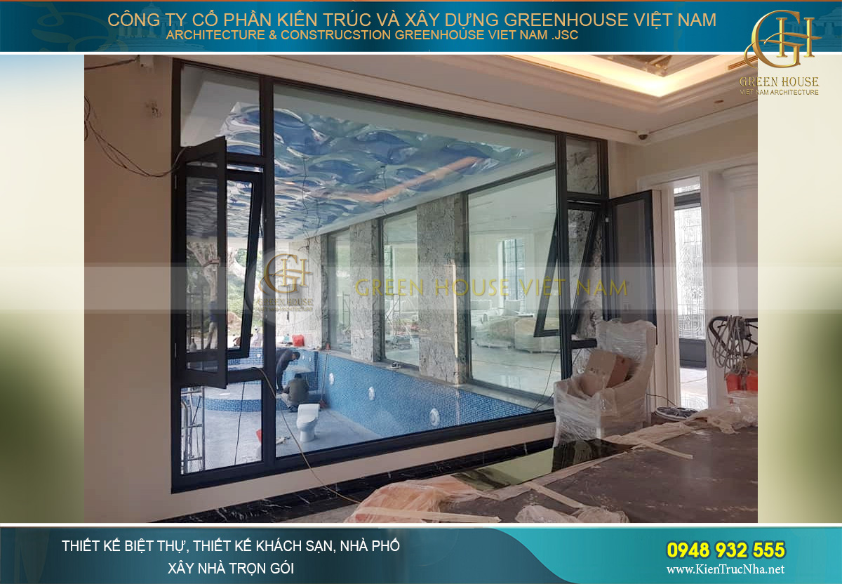 thi công nội thất biệt thự vinhomes