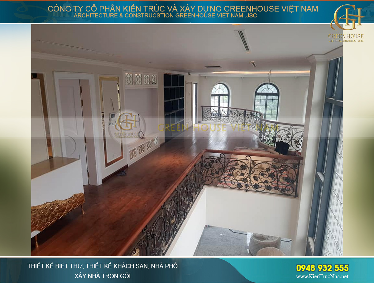 thi công nội thất biệt thự vinhomes