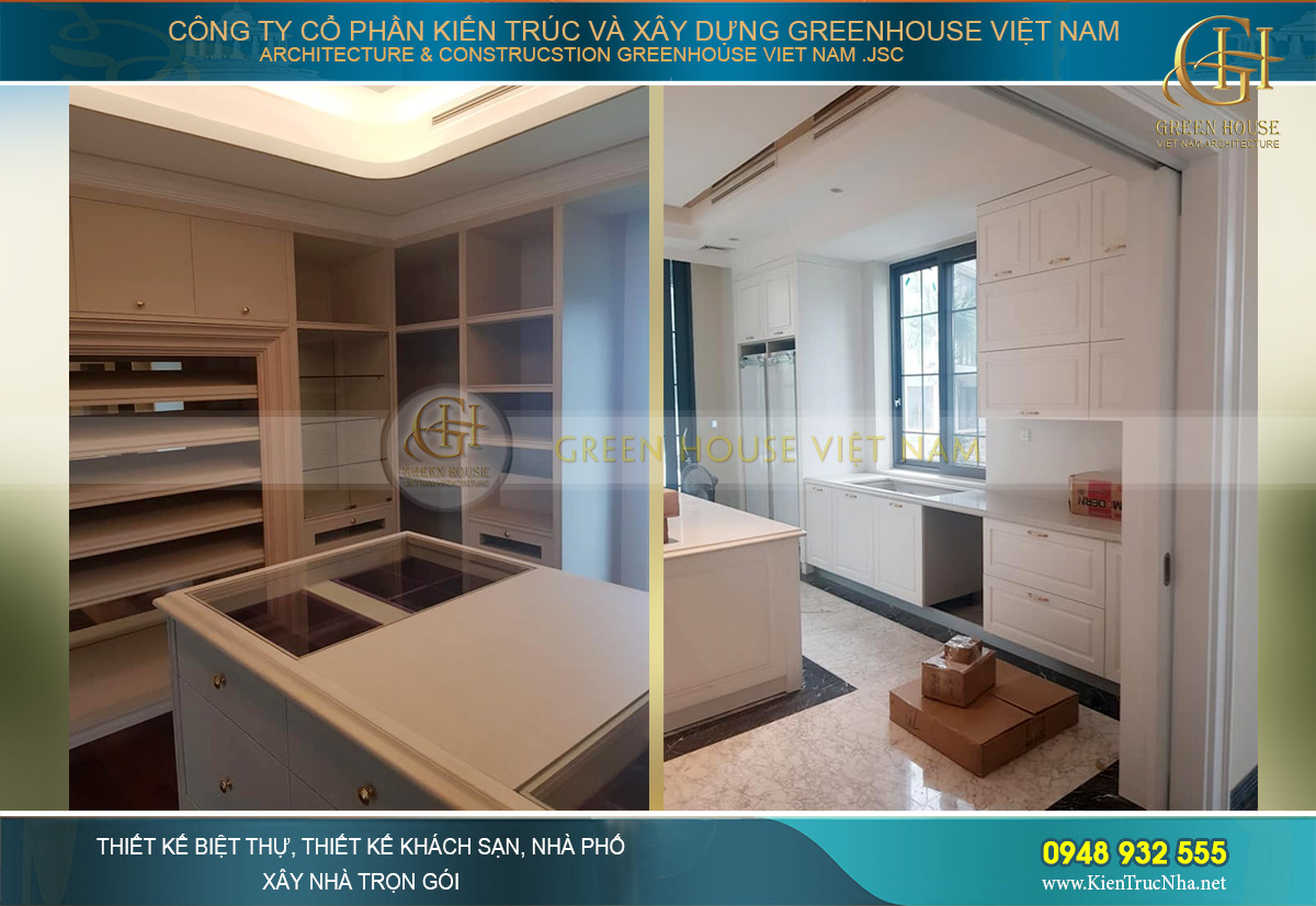 thi công nội thất biệt thự vinhomes