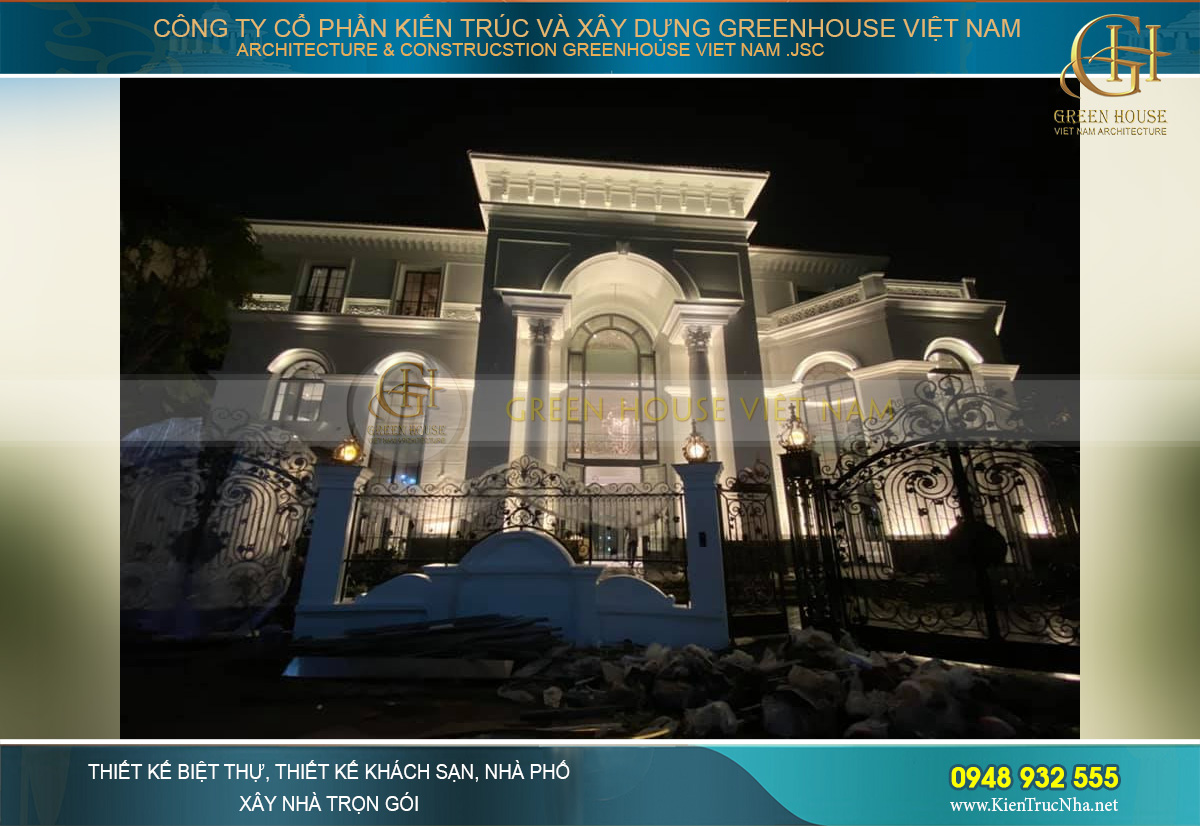 thi công nội thất biệt thự vinhomes