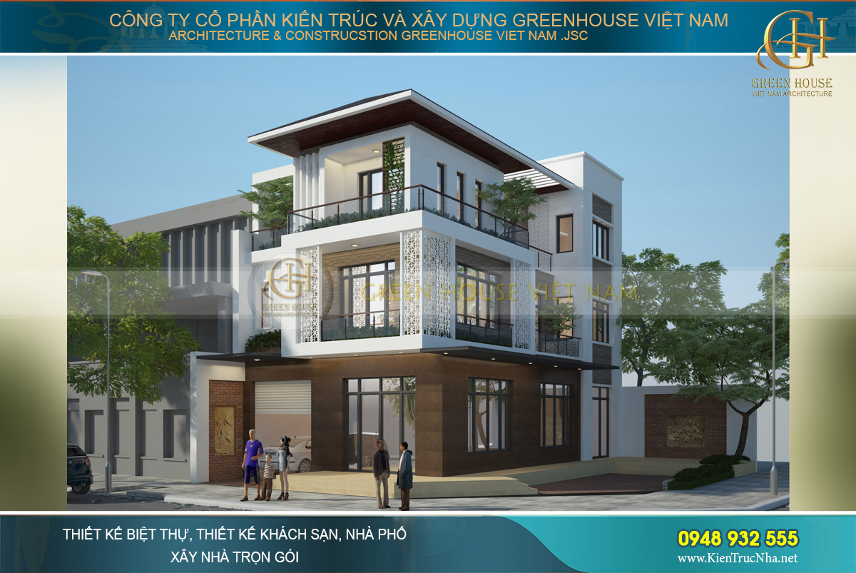 Biệt thự 3 tầng hiện đại sở hữu vẻ đẹp độc đáo và riêng biệt, không thể trộn lẫn