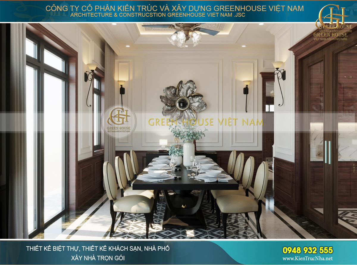 Ngoài ra còn là sự lựa chọn phụ kiện decor đẹp, tinh tế và cao cấp cho phòng ăn thêm sang trọng