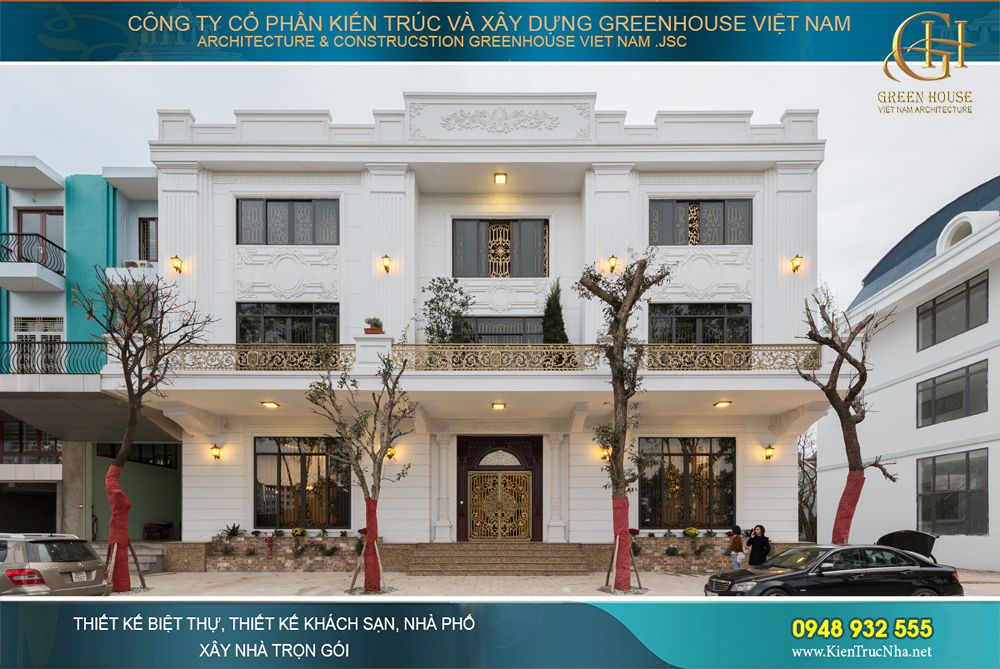 biệt thự tân cổ điển 3 tầng Bắc Giang