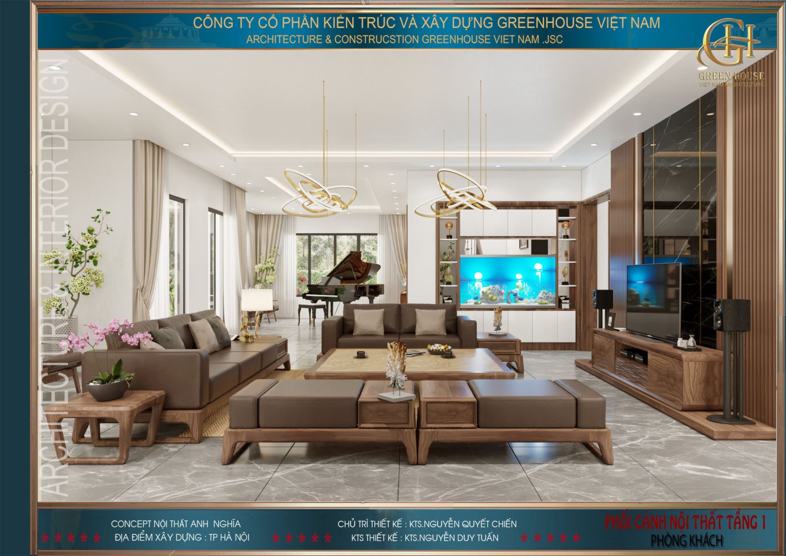 Green House Việt Nam- Đơn vị thiết kế nội thất biệt thự hiện đại, ấn tượng hàng đầu hiện nay