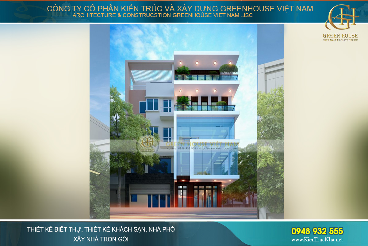 Nhà phố với lối thiết kế kiến trúc hiện đại dẫn đầu xu hướng hiện nay