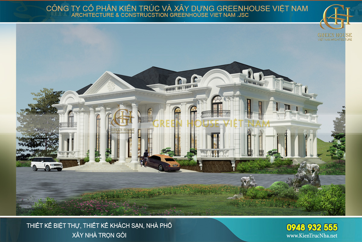 Tổng hợp dinh thự, biệt thự lâu đài đẹp lộng lẫy, đẳng cấp nhất hiện nay
