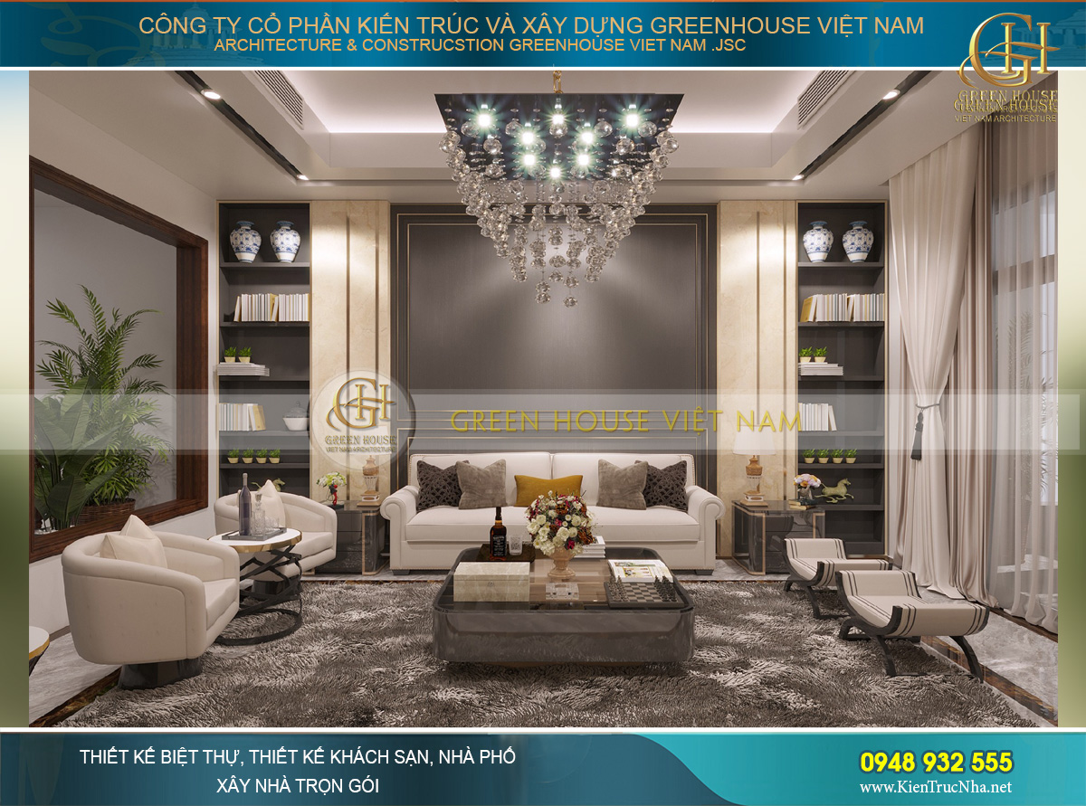 10+ Mẫu thiết kế nội thất biệt thự hiện đại đẹp, HOT nhất 2022