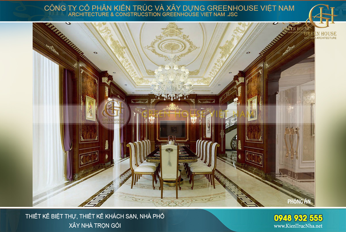 Thiết kế không gian phòng ăn đẹp đến mức tưởng như chỉ có trong tranh