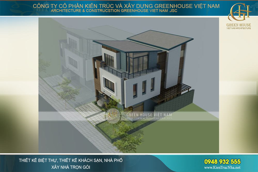Mặt tiền rộng 13m của khu đất biệt thự mang đến không gian mặt tiền có tầm nhìn đẹp hướng ra bên ngoài