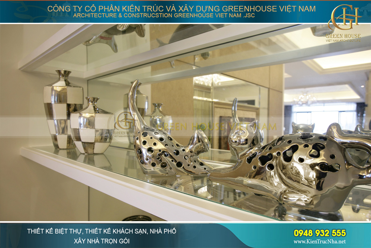Từng đô vật trang trí được lựa chọn vô cùng tỉ mỉ