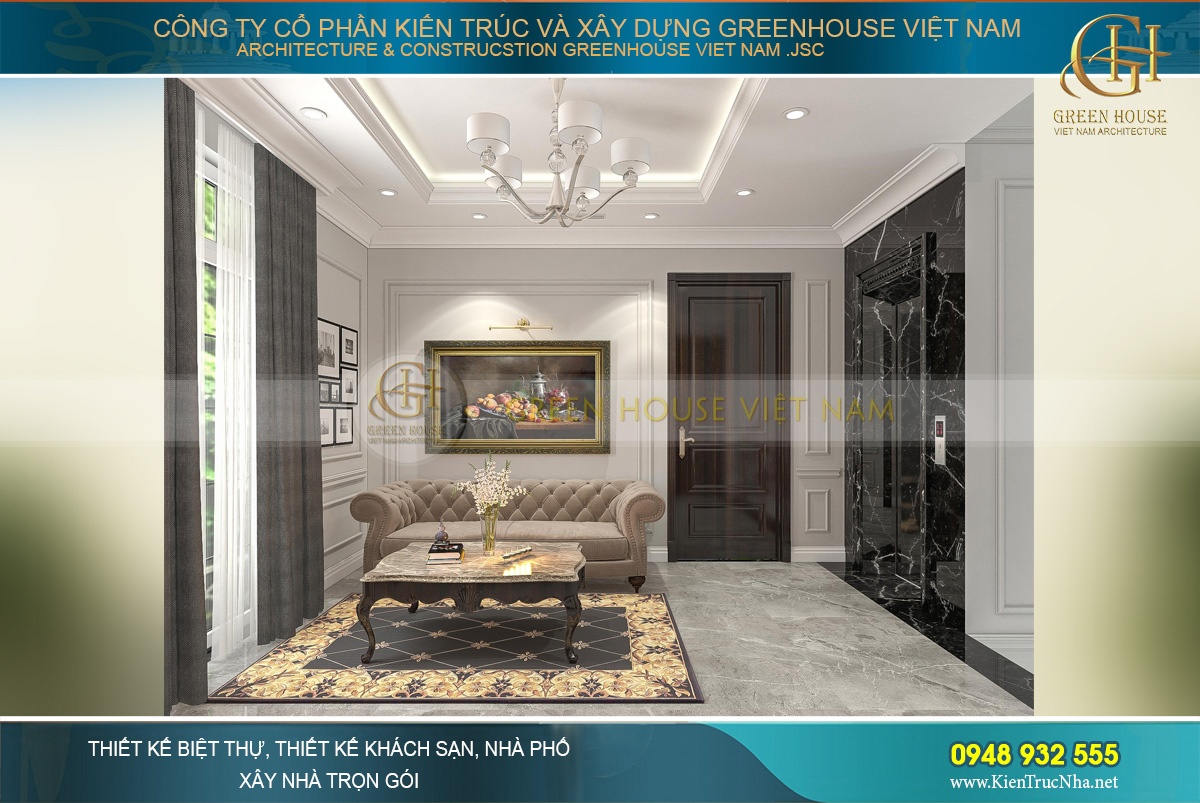 Phòng sinh hoạt chung nhỏ xinh ấm cúng