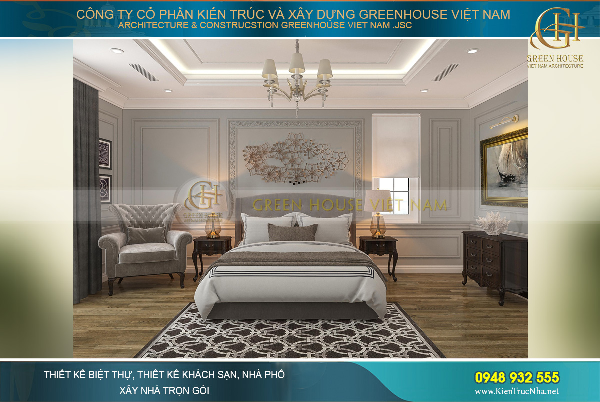 Gợi ý thiết kế nội thất phòng ngủ cho cung hoàng đạo Thiên Bình