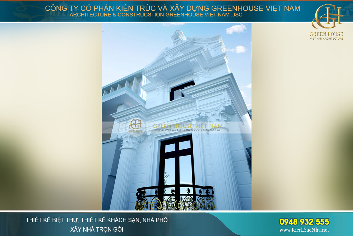 Những chi tiết trang trí, hoa văn phào chỉ được đắp nổi một cách cầu kì, chi tiết và tỉ mỉ nhất