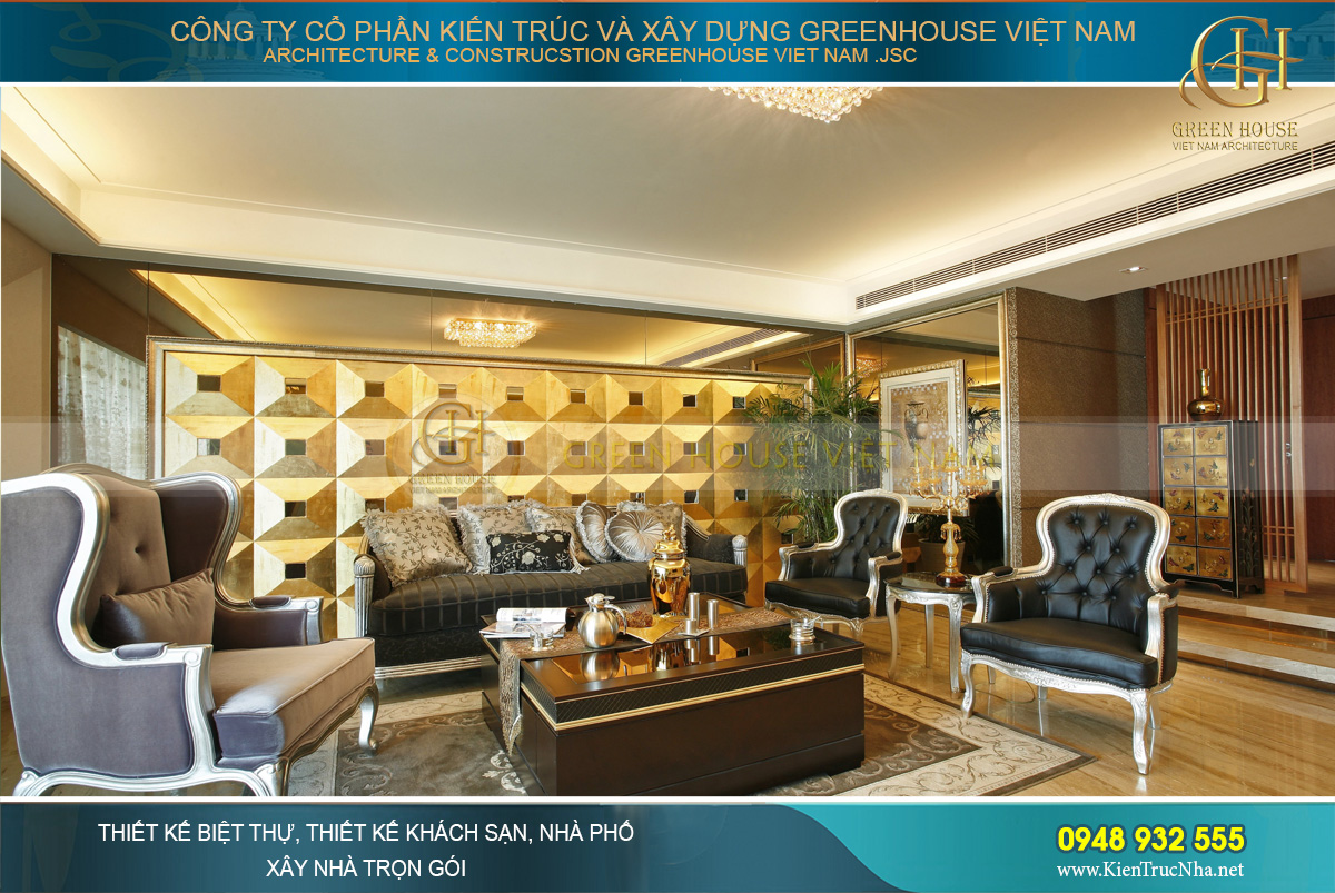Thiết kế nội thất căn hộ Vinhomes Green Bay hiện đại và đẳng cấp bậc nhất