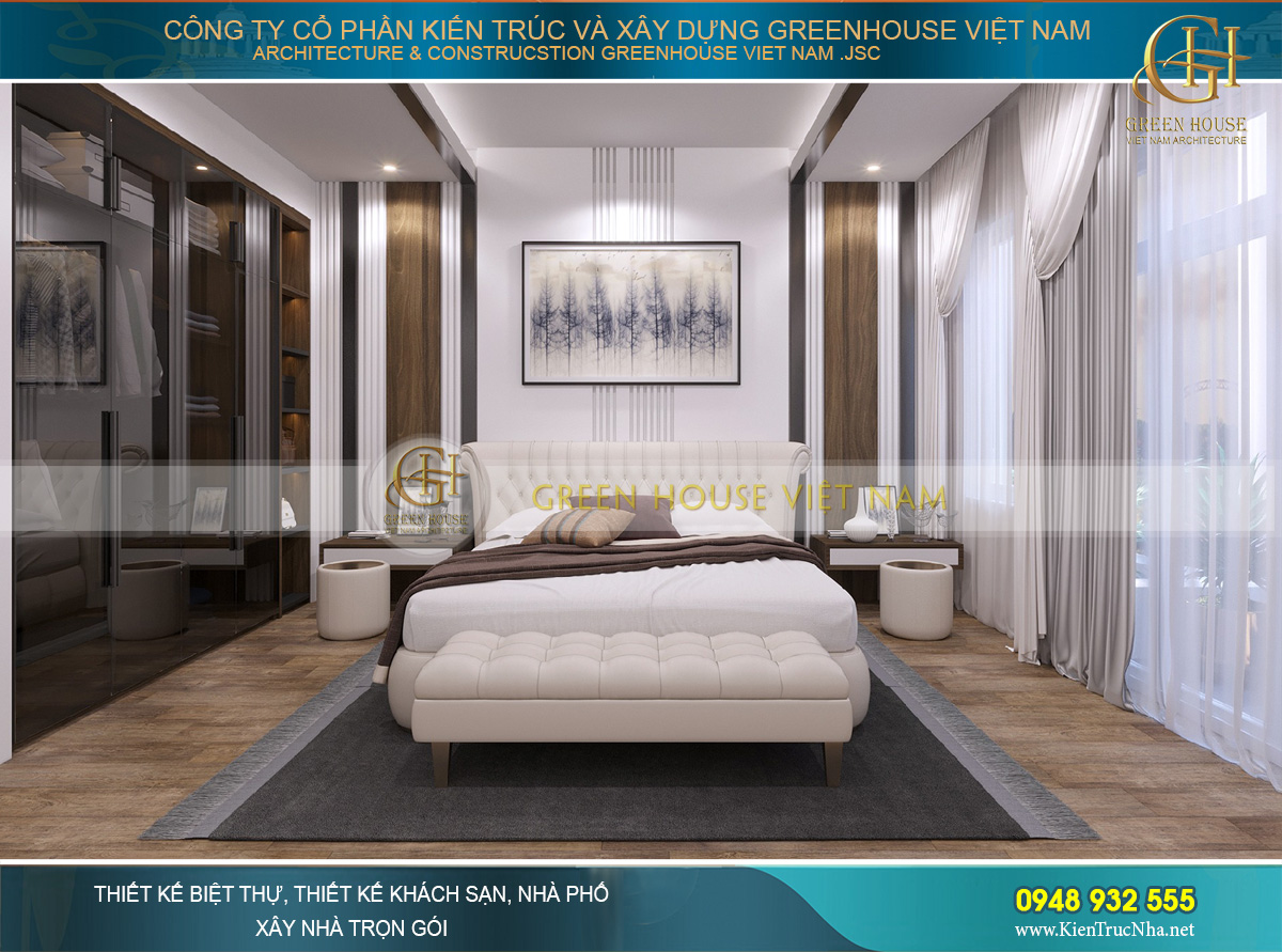 Giường ngủ kị nằm thẳng với lối đi