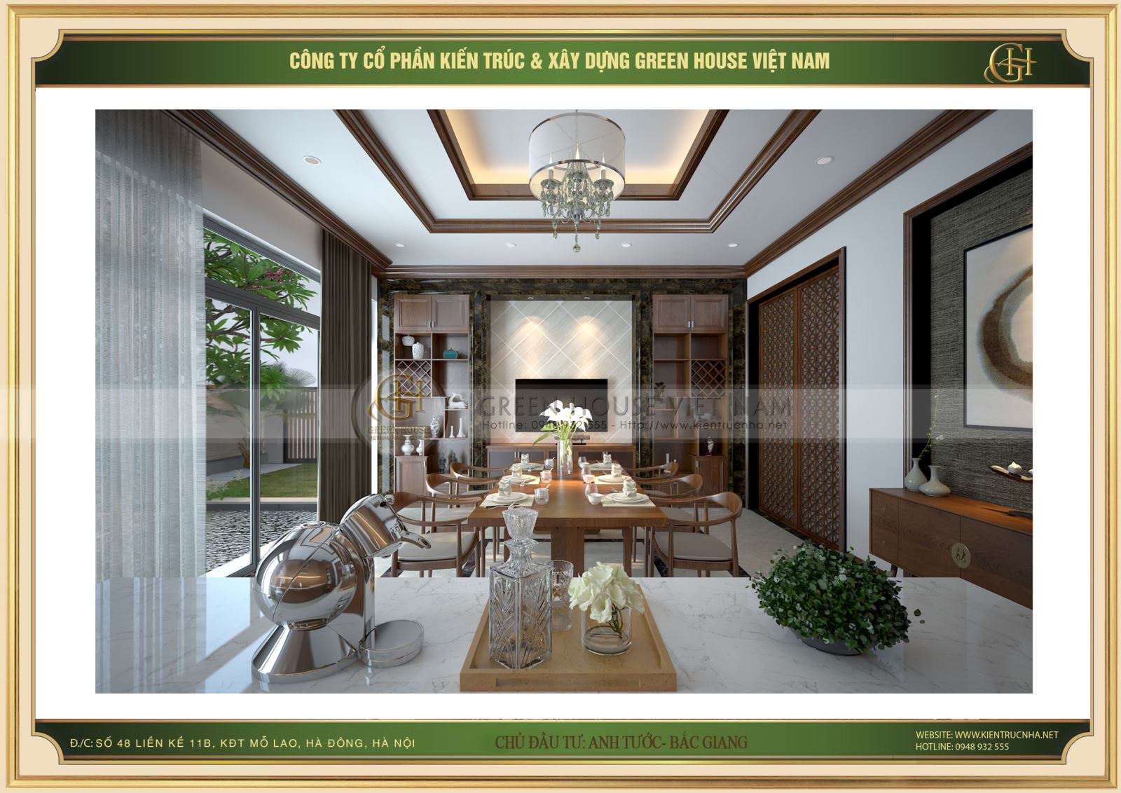 Nội thất cũng là yếu tố quan trọng để đánh giá một căn biệt thự đẹp