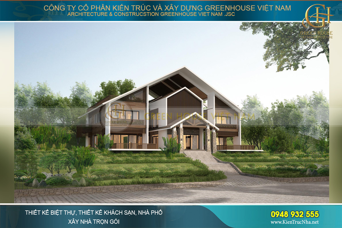 Biệt thự vườn với kiến trúc mở ấn tượng
