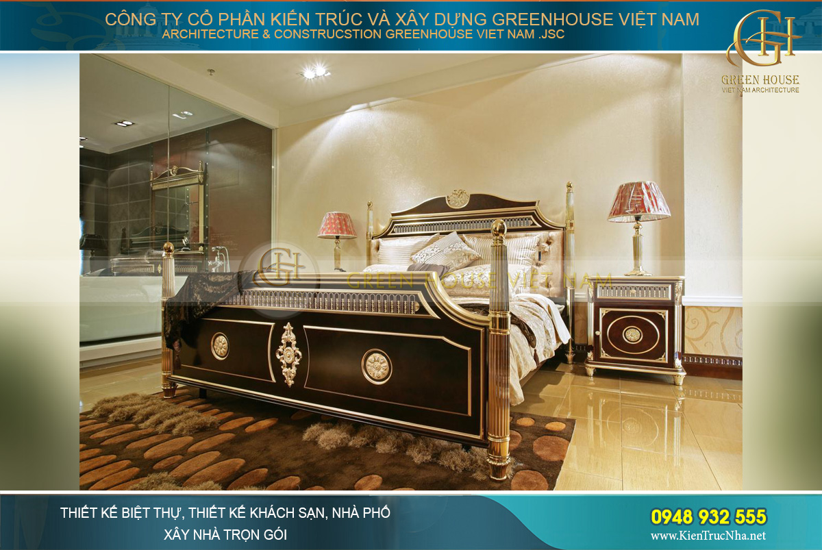 Thiết kế nội thất đồ gỗ tạo nên sự ấm áp cho căn phòng