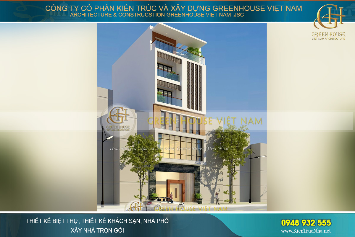 Thiết kế nhà ống hiện đại hợp xu hướng mới 2022 tại Green House Việt Nam