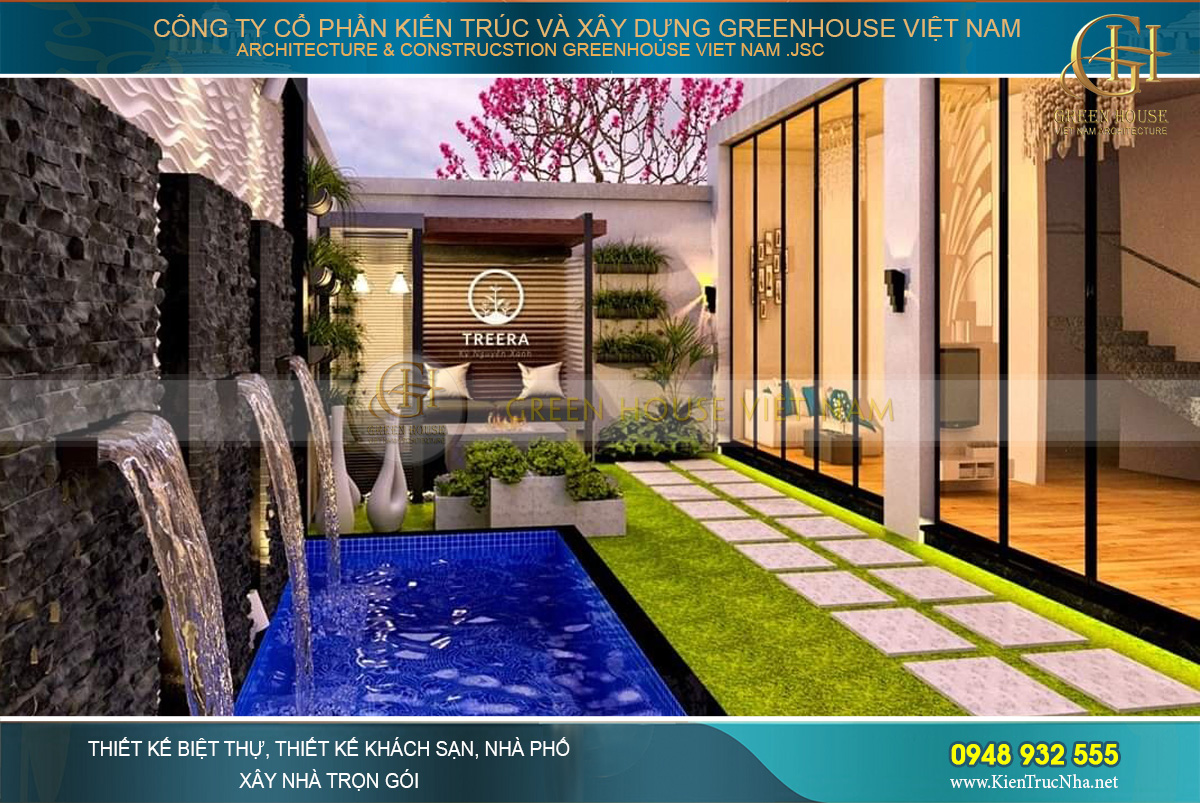 Không gian sân vườn hiện đại, ấn tượng