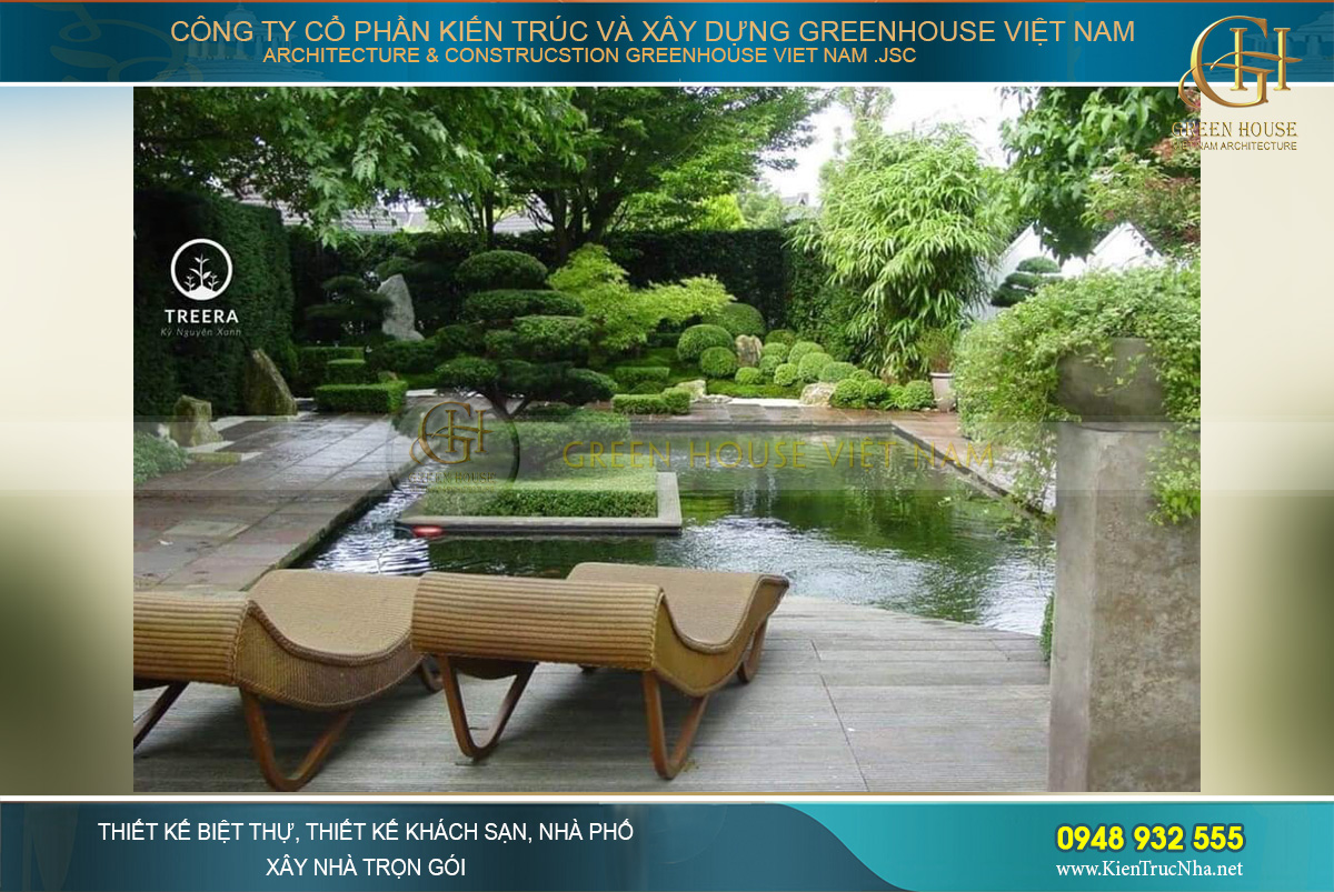 Thiết kế sân vườn giúp gia chủ tận hưởng trọn vẹn không gian thiên nhiên