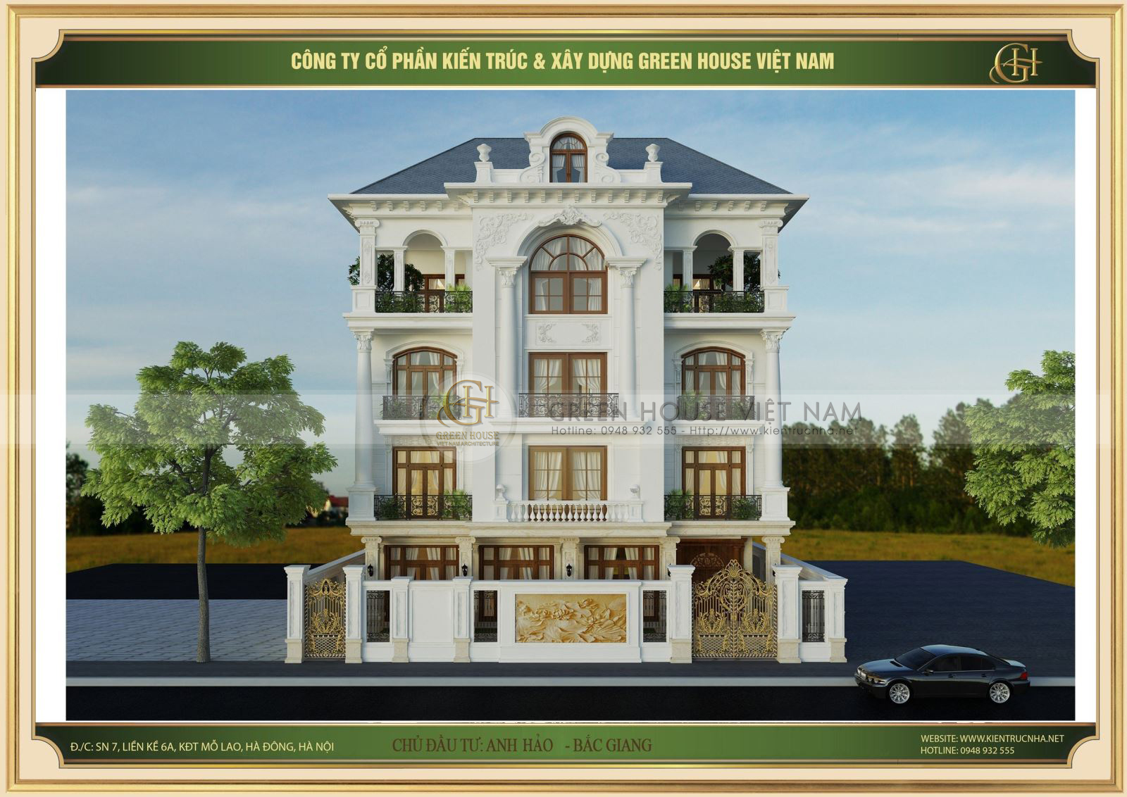 Kết cấu của biệt thự cũng là một yếu tố đánh giá