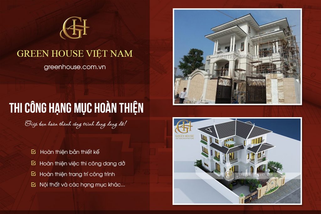 hoàn thiện công trình