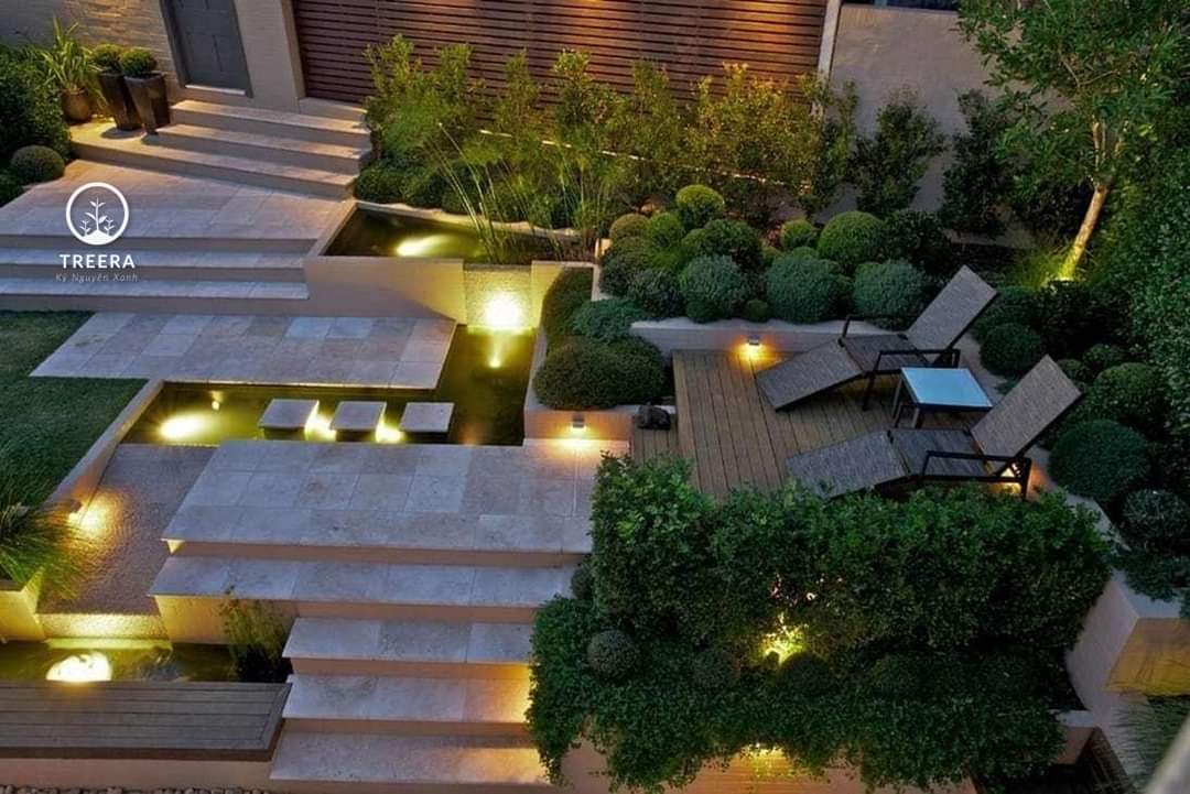 TIỂU CẢNH KẾT HỢP VỚI ĐỒ NGOẠI THẤT