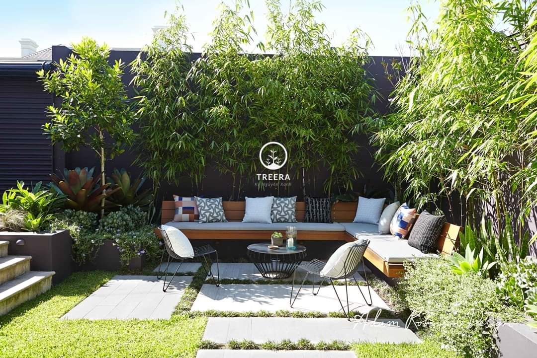 Mẫu sofa mang lại vẻ đẹp cho biệt thự sân vườn