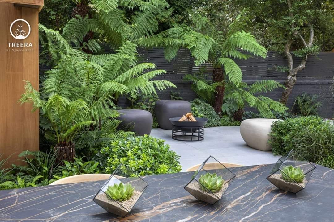 Mẫu sofa độc đáo ấn tượng của biệt thự sân vườn