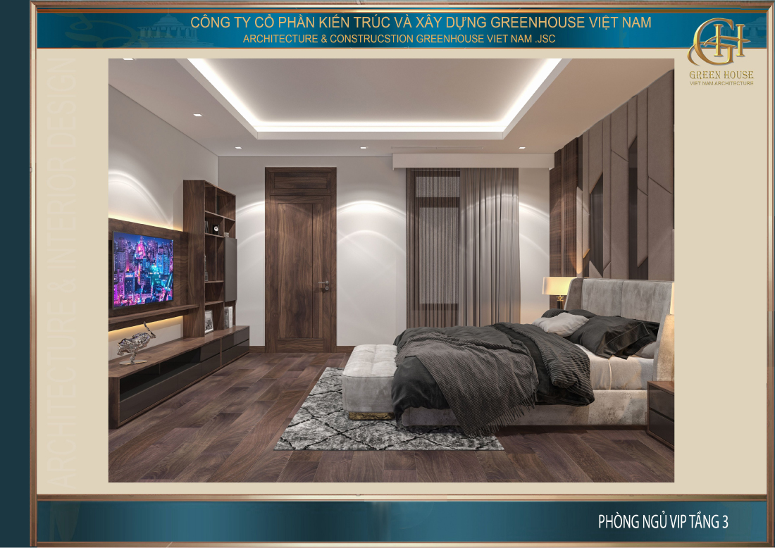 Không gian phòng ngủ VIP với nội thất thông minh, đa năng