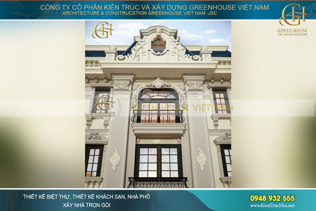 biệt thự 4 tầng cho thuê văn phòng