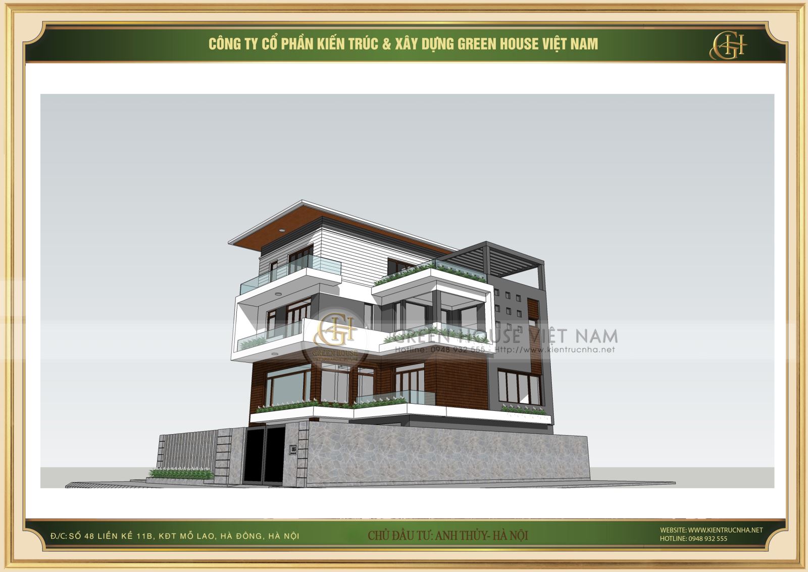 Chiêm ngưỡng toàn cảnh nhà phố 4 tầng gia đình anh Thủy- Hà Nội