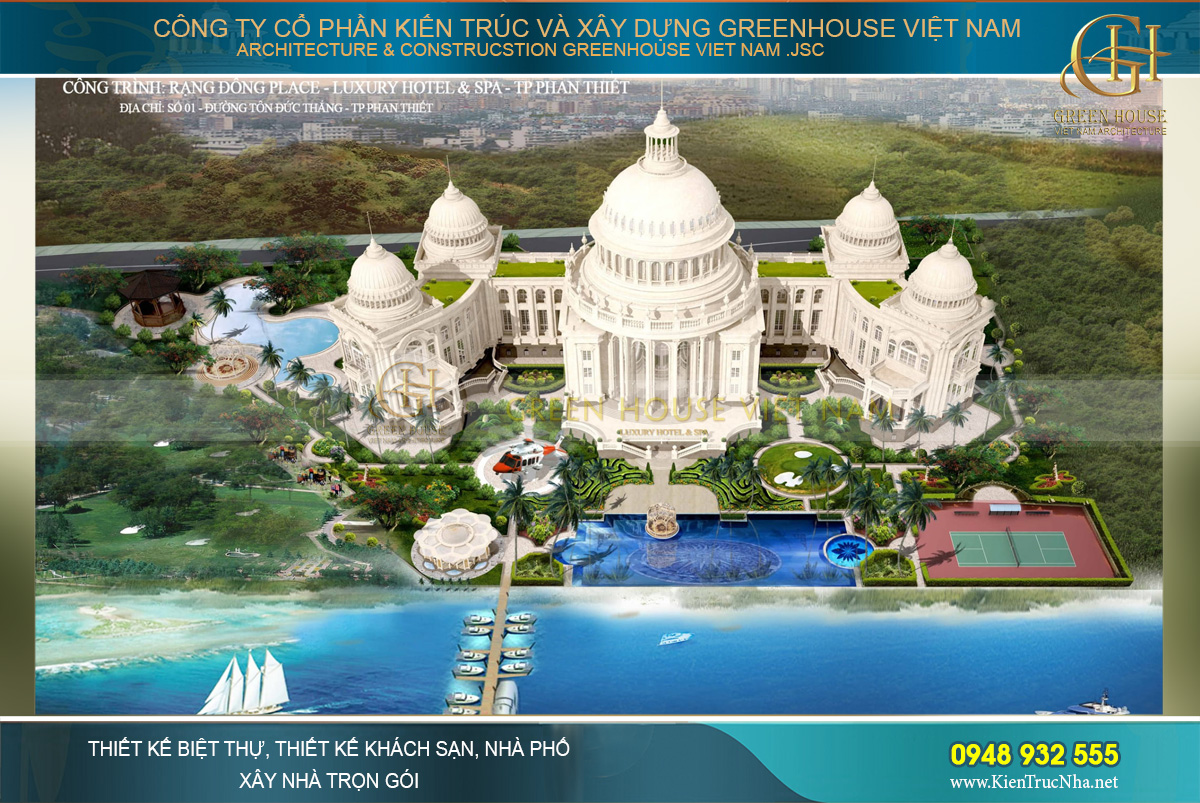 khách sạn tân cổ điển 7 tầng tại phan thiết