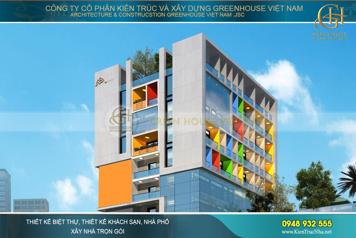 thiết kế khách sạn 10 tầng quảng ninh