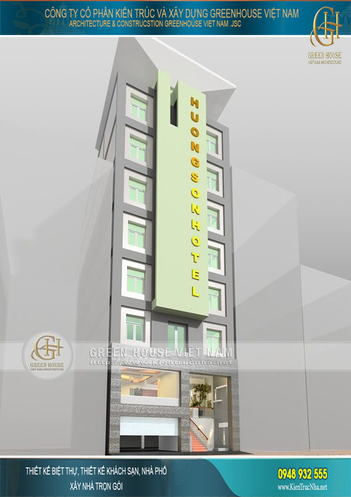 thiết kế khách sạn 7 tầng